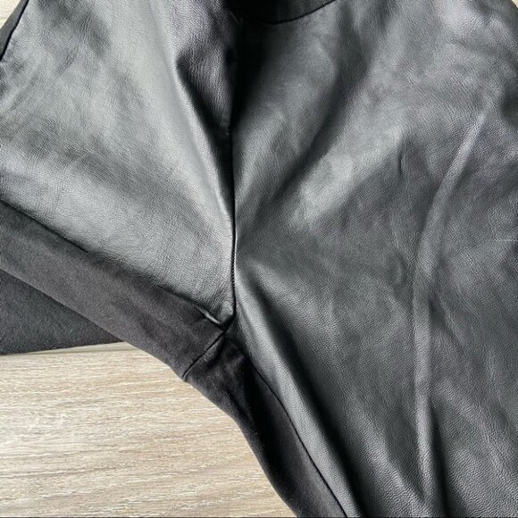 Banana Republic Faux Leather Front Sloan Fit Legging - Picture 7 of 16